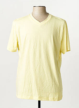 T-shirt jaune MANGO homme