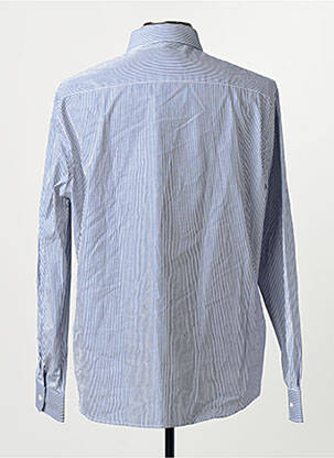 Chemise manches longues bleu MANGO homme