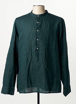 Chemise manches longues vert MANGO homme