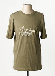 T-shirt vert JACK & JONES homme