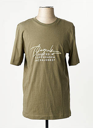 T-shirt vert JACK & JONES homme