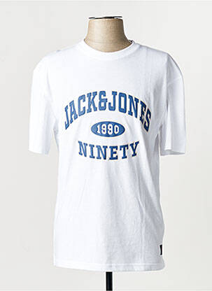 T-shirt blanc JACK & JONES homme