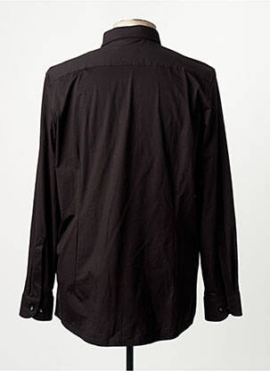 Chemise manches longues noir OLYMP homme