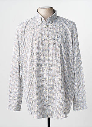 Chemise manches longues marron FYNCH-HATTON homme