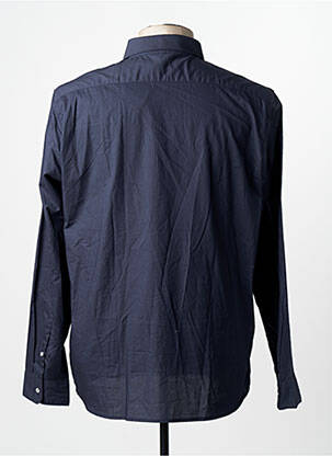 Chemise manches longues bleu MANGO homme