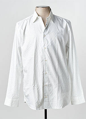 Chemise manches longues col chemisier blanc SELECTED homme