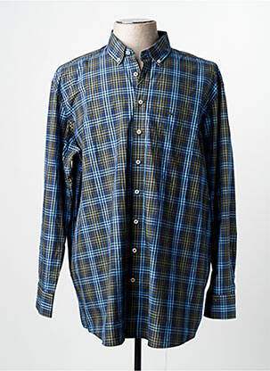 Chemise manches longues bleu FYNCH-HATTON homme