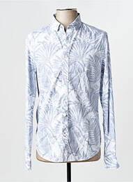Chemise manches longues bleu GARCIA homme