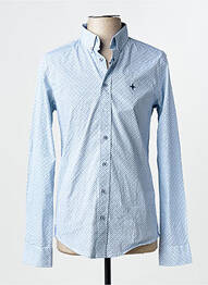 Chemise manches longues bleu HAZE&FINN homme
