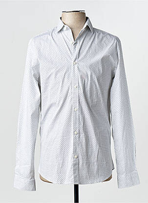 Chemise manches longues blanc JACK & JONES homme