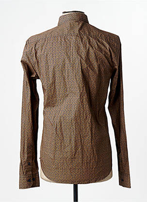 Chemise manches longues marron GARCIA homme