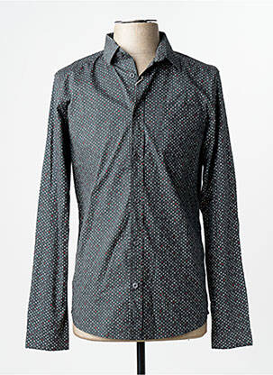 Chemise manches longues manches longues gris TOM TAILOR homme