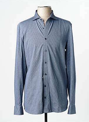 Chemise manches longues bleu OLYMP homme