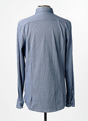 Chemise manches longues bleu OLYMP homme