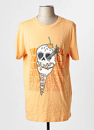 T-shirt orange JACK & JONES homme