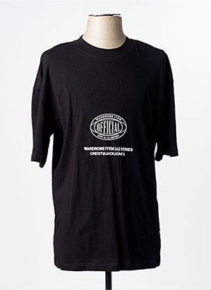 T-shirt noir JACK & JONES homme