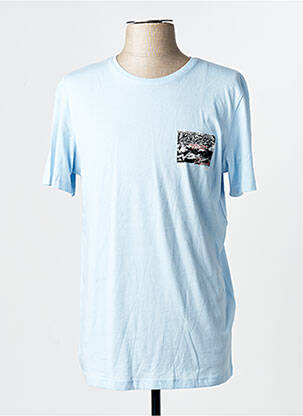 T-shirt bleu JACK & JONES homme