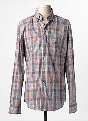 Chemise manches longues bleu FYNCH-HATTON homme