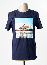 T-shirt bleu JACK & JONES homme