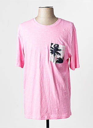 T-shirt rose JACK & JONES homme