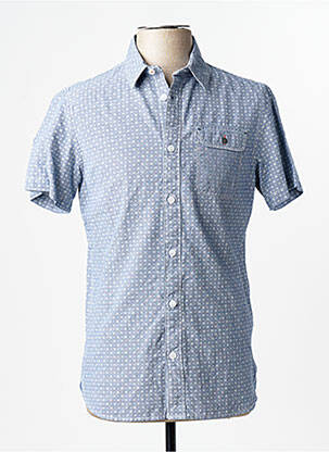 Chemise manches courtes bleu PETROL INDUSTRIES homme