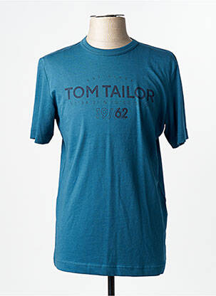 T-shirt bleu TOM TAILOR homme
