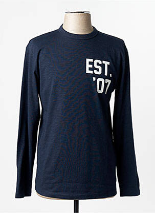 T-shirt bleu TOM TAILOR homme