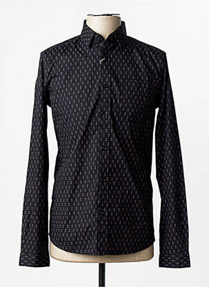 Chemise manches longues noir TOM TAILOR homme
