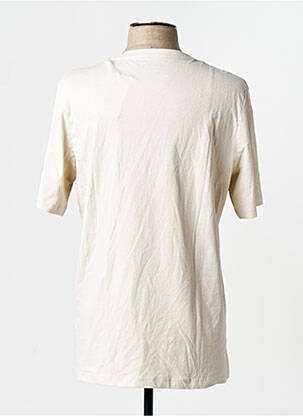 T-shirt col rond manches courtes beige JACK & JONES homme