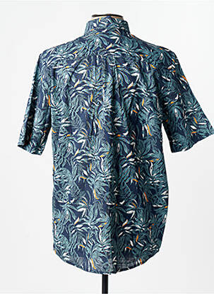 Chemise manches courtes manches courtes bleu TOM TAILOR homme