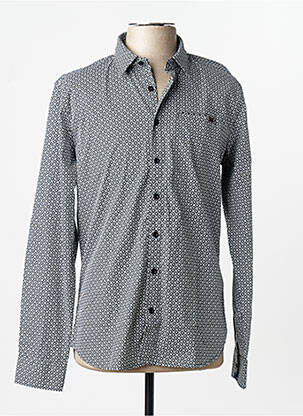 Chemise manches longues vert NO EXCESS homme