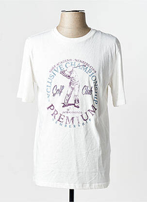 T-shirt blanc JACK & JONES homme