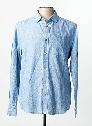Chemise manches longues bleu TOM TAILOR homme