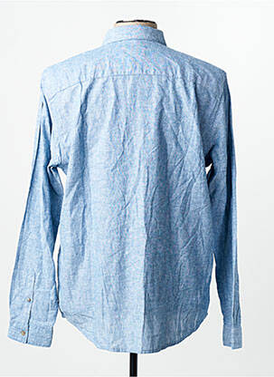 Chemise manches longues bleu TOM TAILOR homme