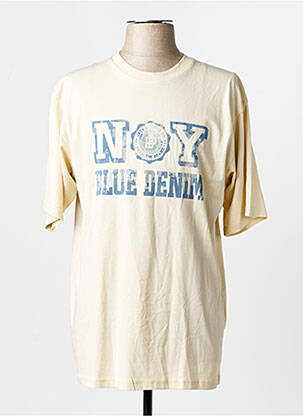 T-shirt beige JACK & JONES homme