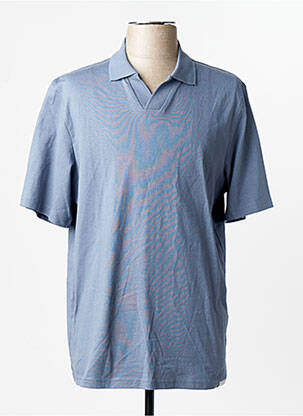 Polo manches courtes manches courtes bleu JACK & JONES homme