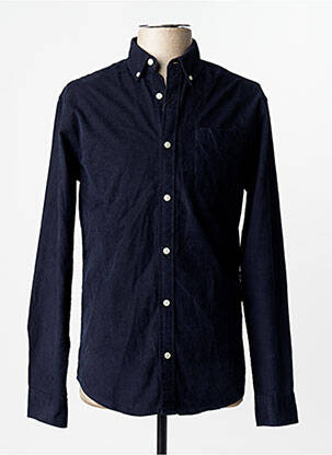 Chemise manches longues bleu JACK & JONES homme