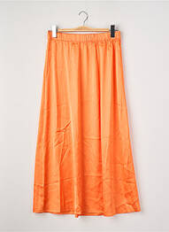 Jupe longue orange JACQUELINE DE YONG femme