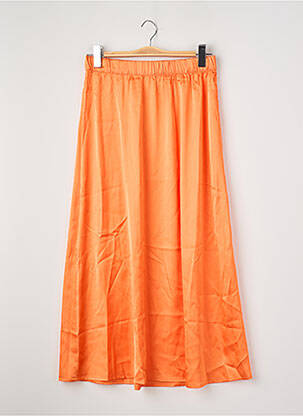 Jupe longue orange JACQUELINE DE YONG femme