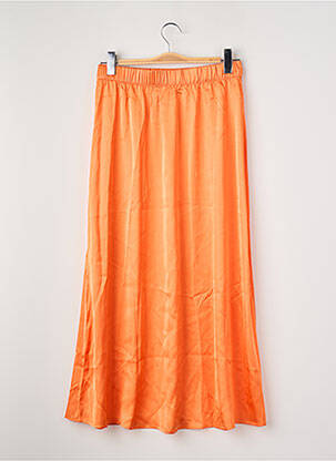 Jupe longue orange JACQUELINE DE YONG femme