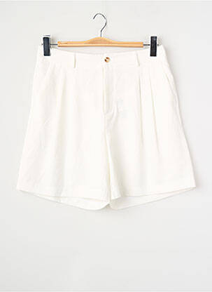 Bermuda taille haute taille haute beige ONLY femme