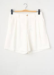 Bermuda taille haute taille haute beige ONLY femme