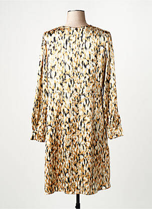Robe mi-longue beige VERO MODA femme