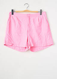 Short coupe droite rose ONLY femme