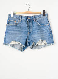 Short bleu MANGO femme