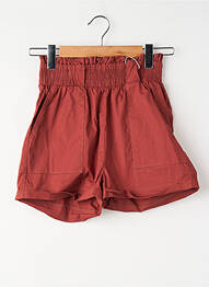 Short finition revers taille normale rouge ONLY femme