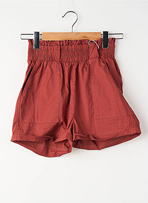 Short finition revers taille normale rouge ONLY femme