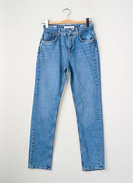 Jeans coupe droite bleu PEPE femme