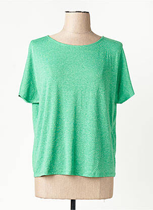 T-shirt coupe droite vert VERO MODA femme