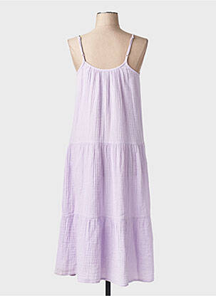 Robe mi-longue violet VERO MODA femme